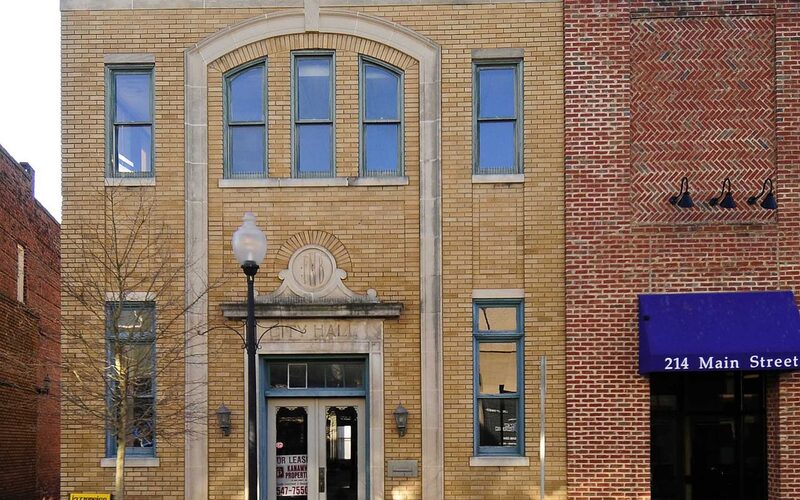 Fort Mill town center with new residential and commercial development