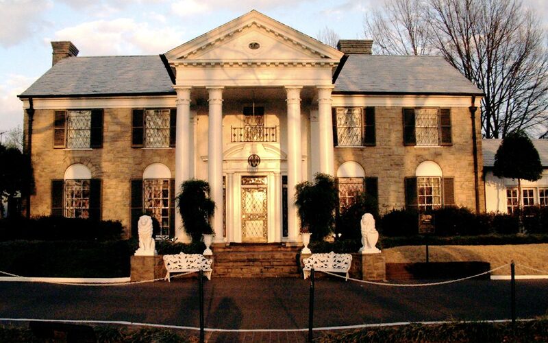 Graceland mansion, the home of Elvis Presley in Memphis, Tennessee