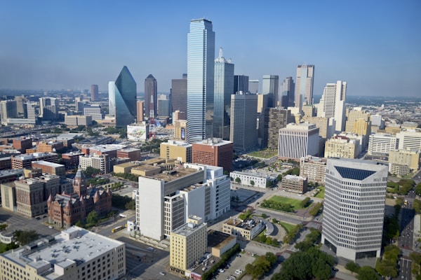 Dallas, Texas skyline with Reunion Tower