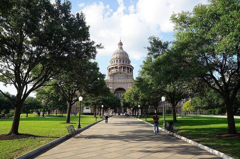 Texas State Capitol building in Austin