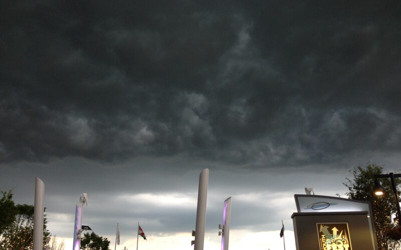 Ashburn data center corridor with technology campuses along the Dulles Greenway