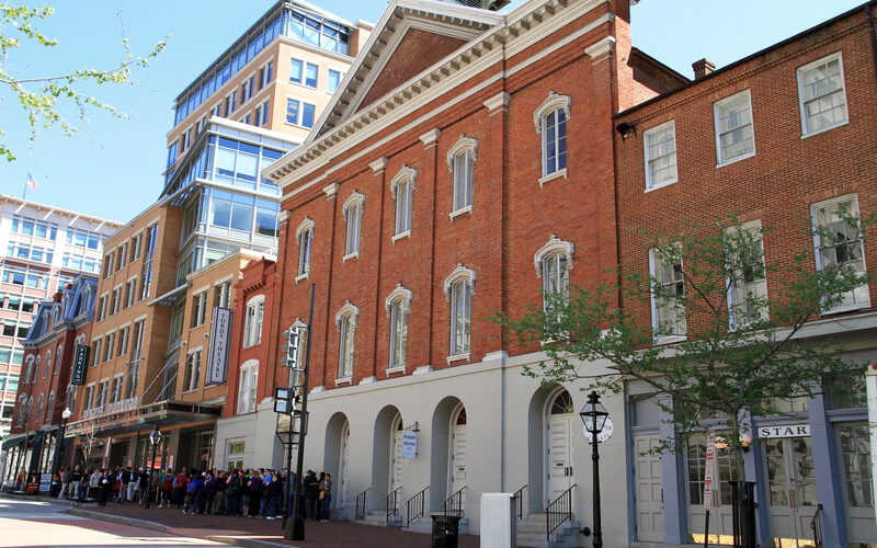 Ford's Theatre National Historic Site in downtown Washington DC